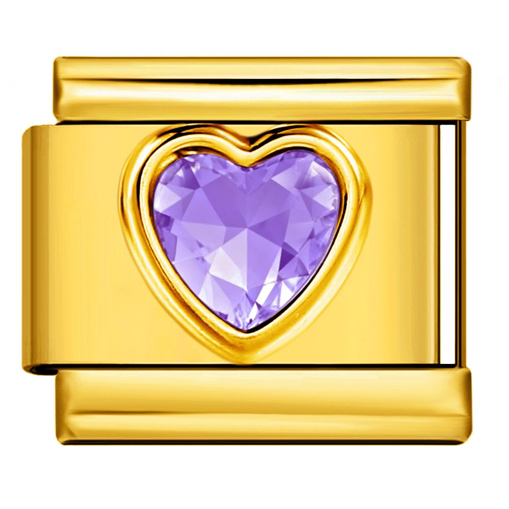 Purple Gem Heart