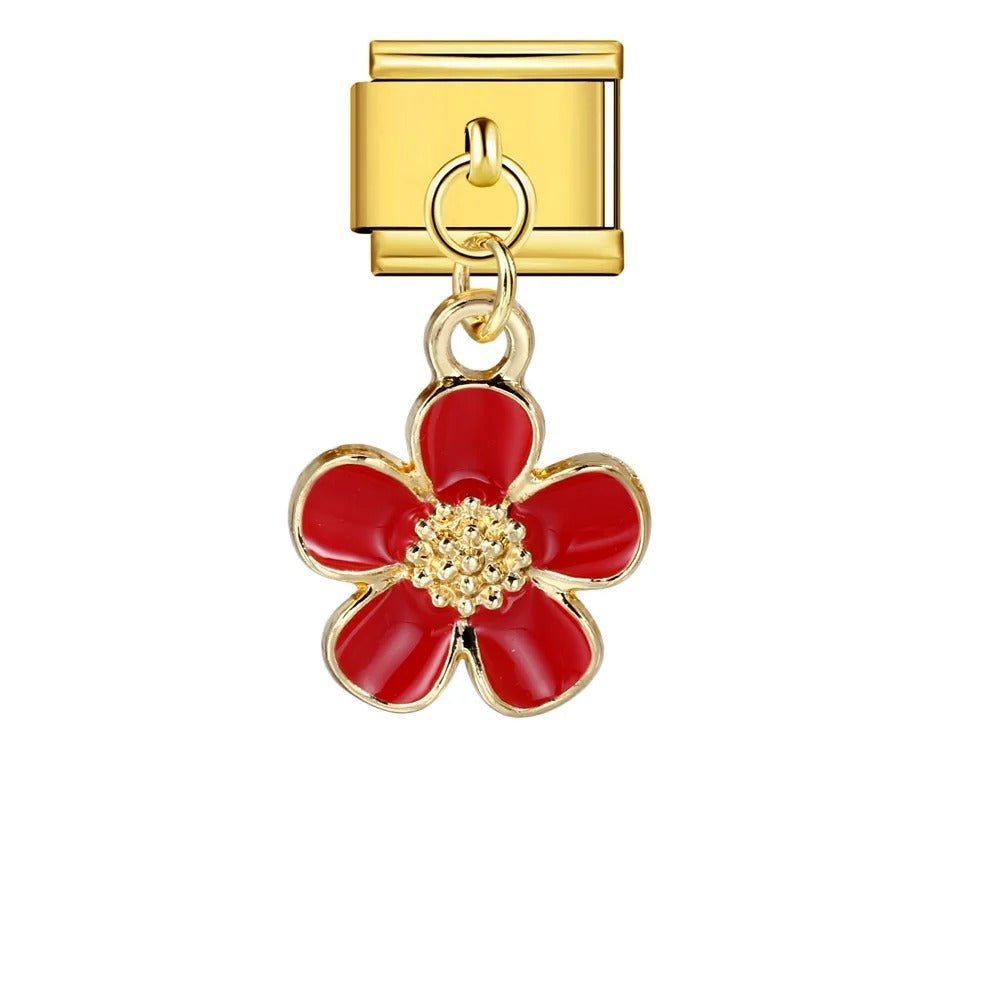 Dangling Red Flower