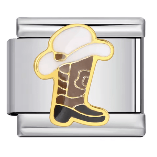 Chapeau et botte de cowboy charm