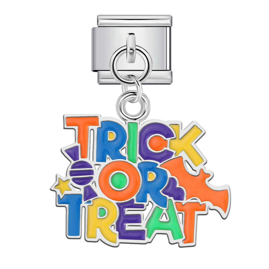 Dangling Trick or Treat charm