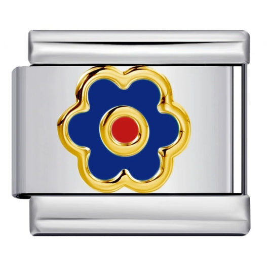 Fleur bleu foncé