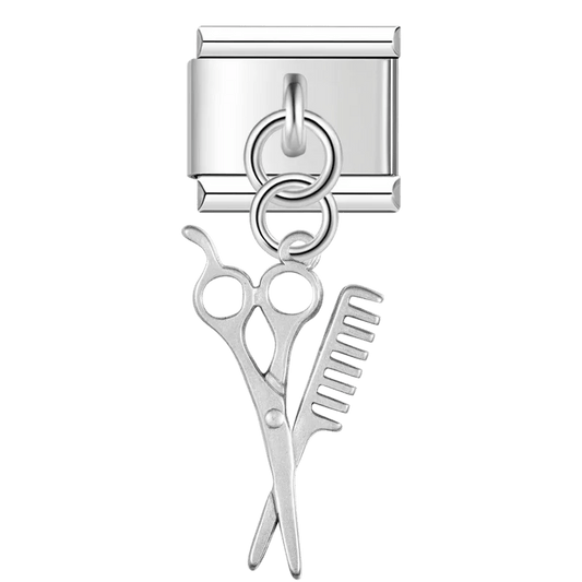 Ciseaux et peigne pendants