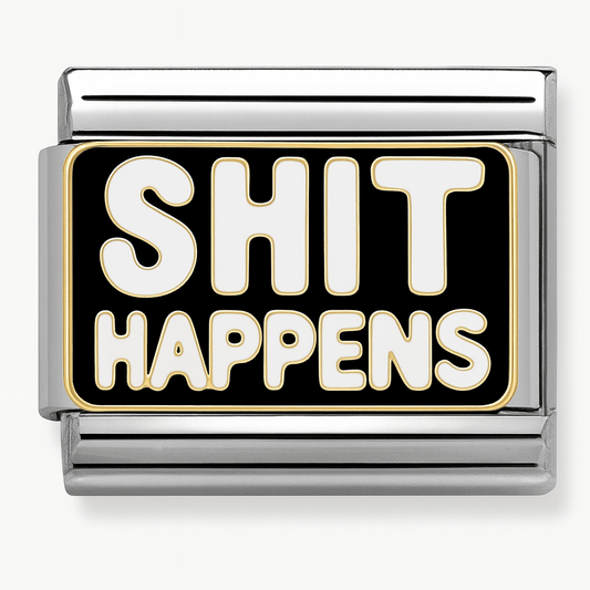 Shit Happens charm
